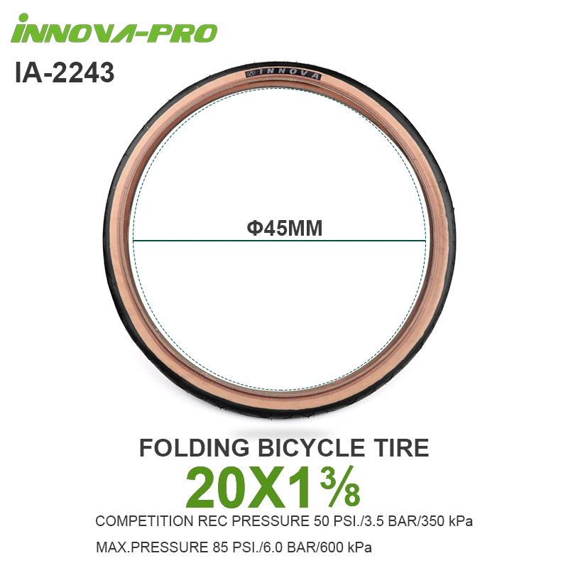 INNOVA Folding Bike Tires 16/20 inch Wire Tire 349 451 ULTRA SPORTS Bicycle Tyres 16'' 20'' Tyre for Gravel Small wheel max |