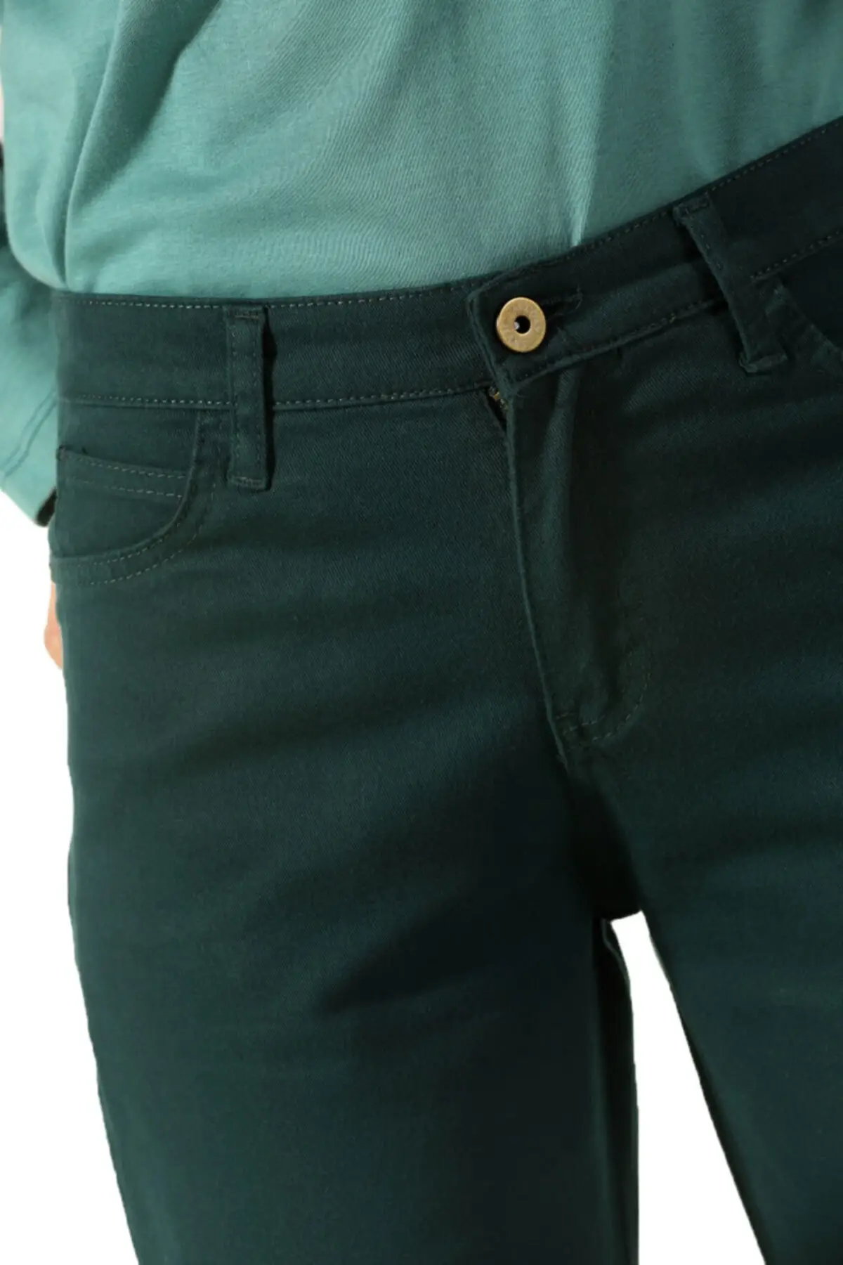 

Plenty of Green Oil Leg Pants tufted Women's Islamic Clothing Pants