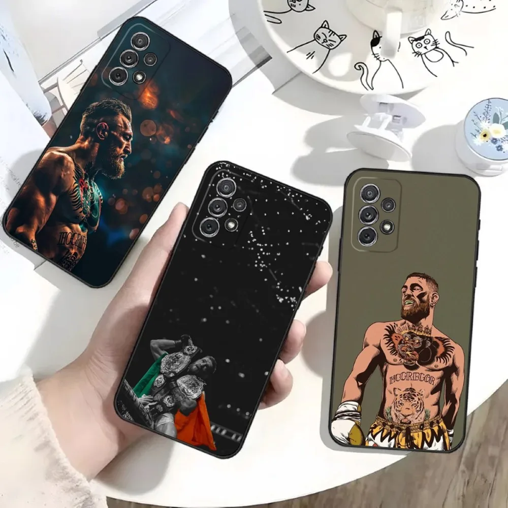 C-Conor M-McGregor Phone Case For Samsung S25 S24 S21 S22 S23 S30 Ultra S20 Plus Fe Lite Note 10 Black Soft Shell