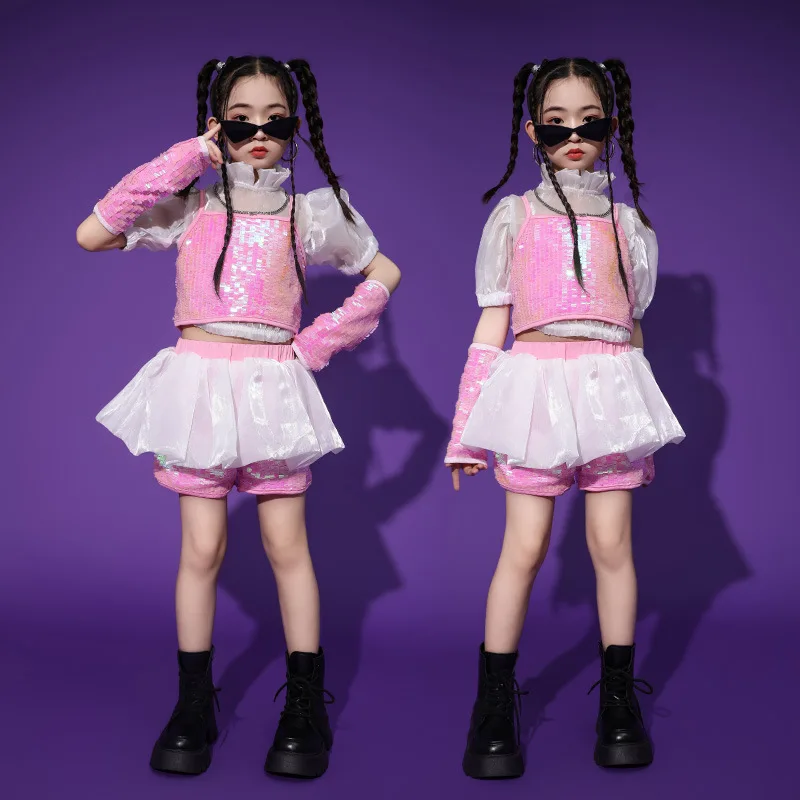 Женский костюм в стиле хип-хоп для джазовых танцев