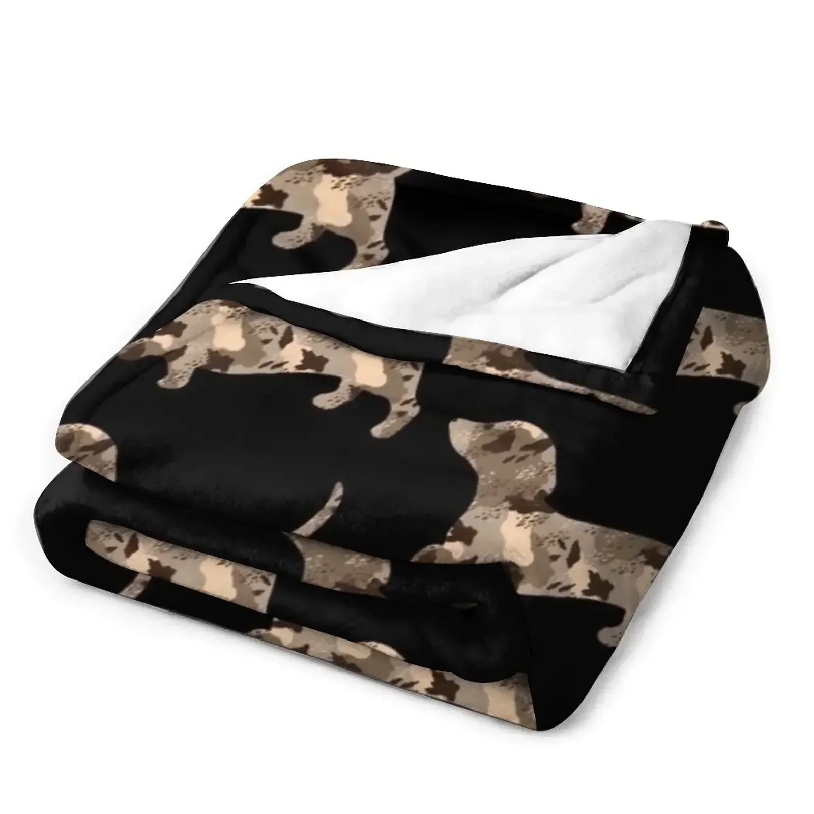 Одеяло с рисунком собаки Dapple таксы одиночные одеяла для среды