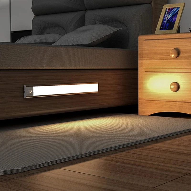 Светодиодная Индукционная лампа для шкафа с датчиком движения ночник USB-зарядкой