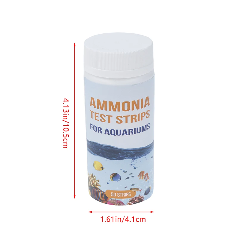 50 шт./бутылка тест-полоски для аквариума