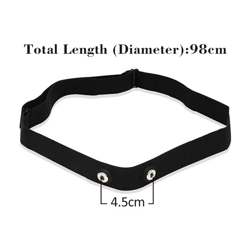 2 шт. эластичные ремни для измерения частоты сердечных сокращений