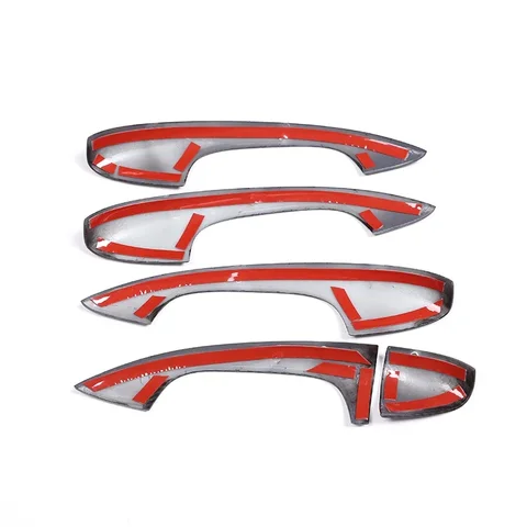 Автомобильная деталь LHD, крышка дверной ручки, отделка ABS для Mercedes Benz E Class W213 2016-2019 GLC X253 C Class W205 2015-2018, аксессуары