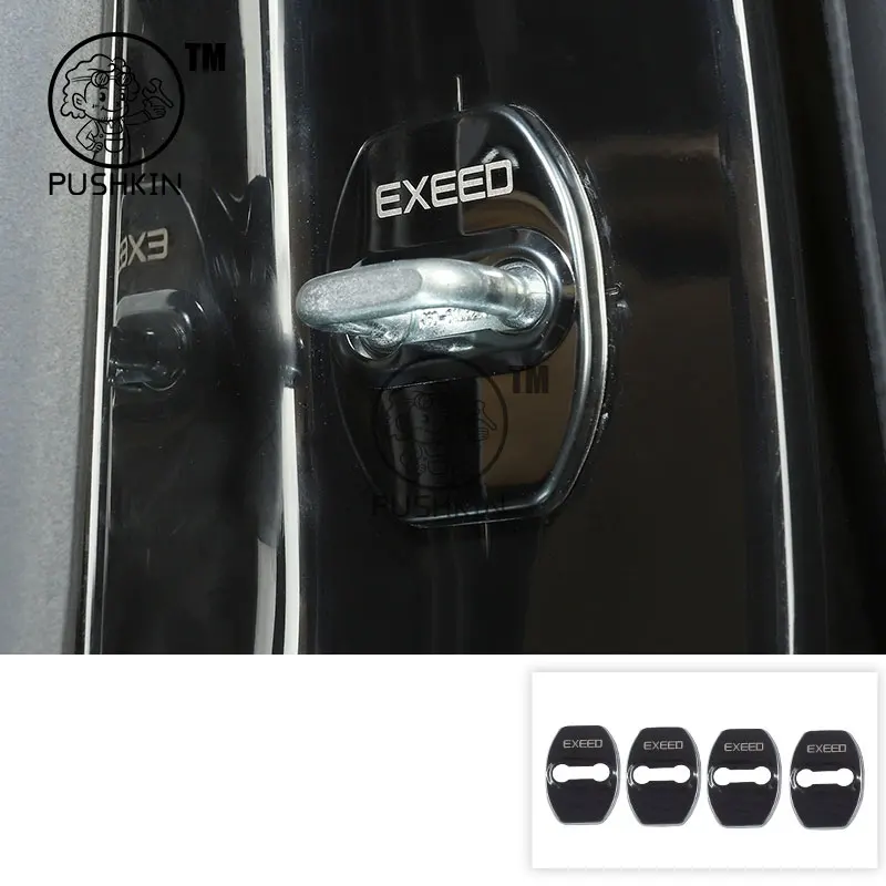 Для EXLANTIX ET EXEED STERRA ET 2025 2026, защитный чехол для дверного замка автомобиля, амортизирующая накладка для предотвращения столкновений, аксессуары