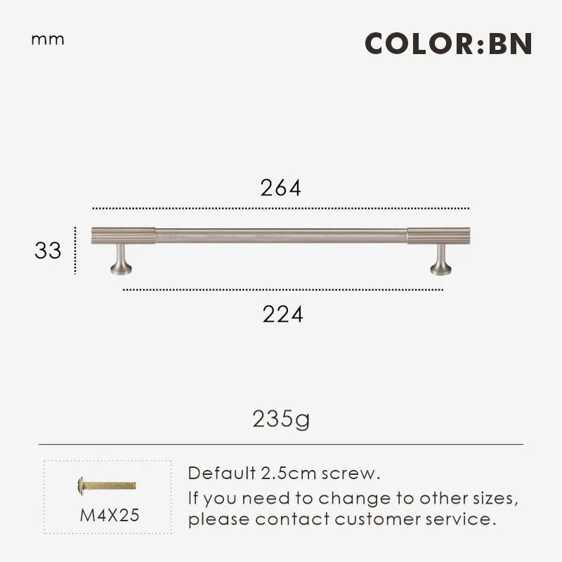 

Ручки для шкафов Nurlin из латуни