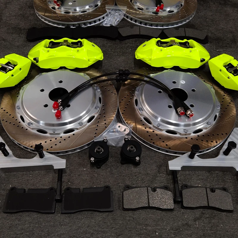 Алюминиевые комплекты GT6 передних GT4 задних тормозов с электрическим ручным