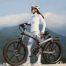 Bicicleta 전기 자전거용 리튬 배터리, 접이식 전기 자전거, 완전 충격 흡수, 팻 타이어, 1200W 모터, 48V, 29.2AH, 26*4.0