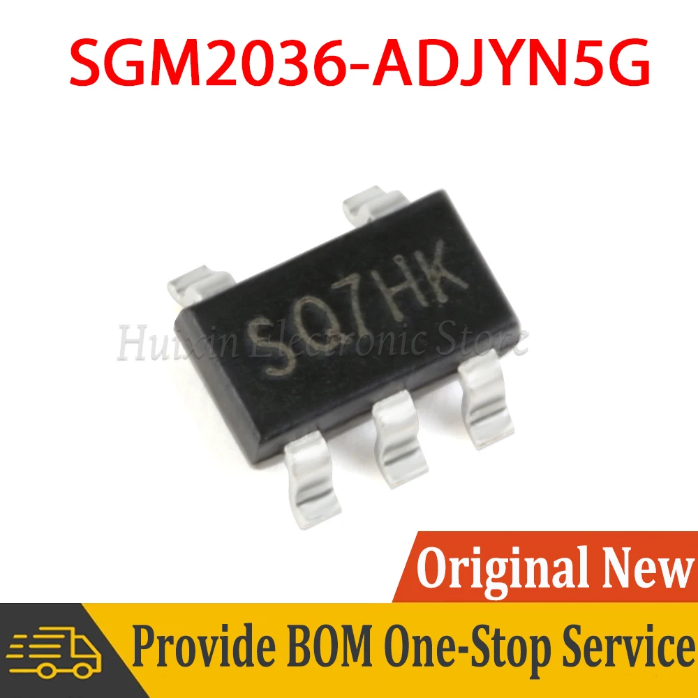 

10pcs SGM2036-ADJYN5G/TR SGM2036-ADJYN5G SGM2036-ADJ SQ7 SOT23-5 SMD New and Original IC Chipset