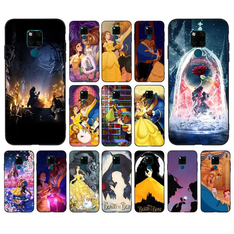 

Disney Beauty and the Beast Phone Case for Huawei Mate 20 10 9 40 30 lite pro X Nova 2 3i 7se