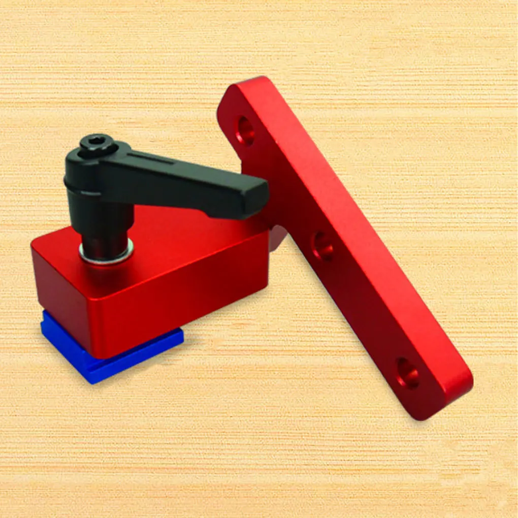 

Miter Gauge Aluminum Alloy Woodworking Tool Track Stopper T-slot Fence