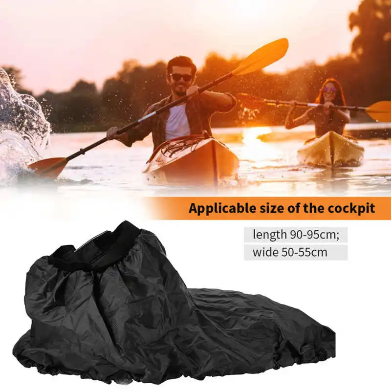

Adjustable Waterproof Nylon Kayak Spray Skirt Waterproof Cover Water Sport Kayak Spray Cover With Elastic Straps Kayak Accessory