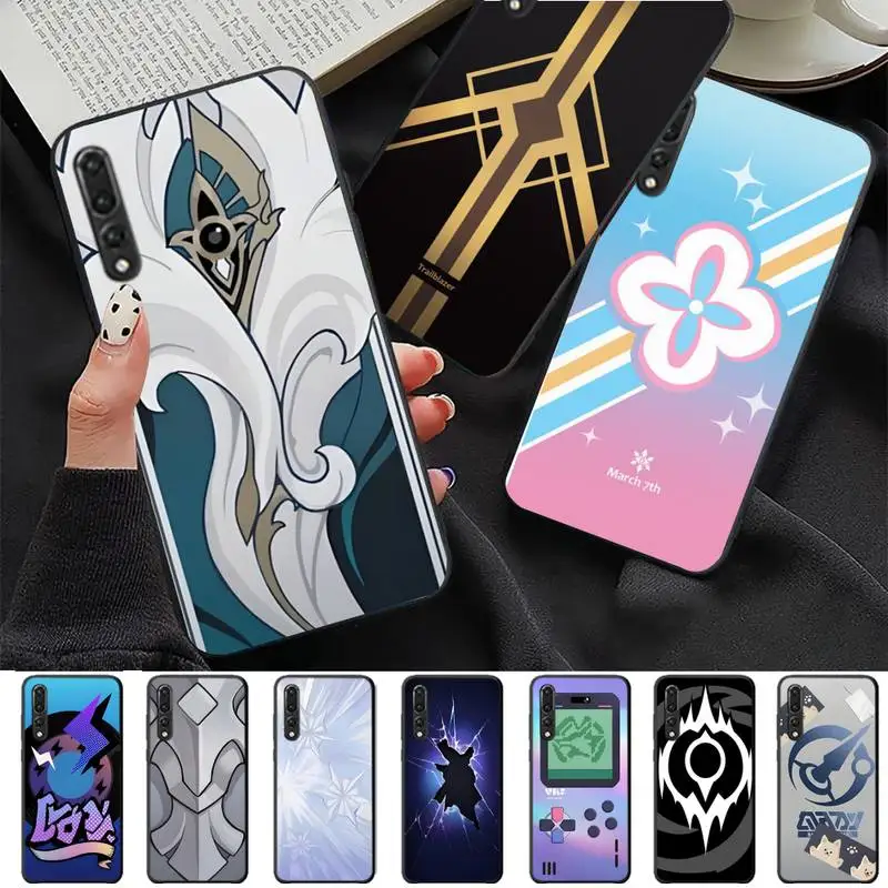 

HonkaiStar Rail Proprietary Roles Logo Phone Case For Huawei P 8 9 10 20 30 40 50 Pro Lite Psmart Honor 10 lite 70 Mate 20lite