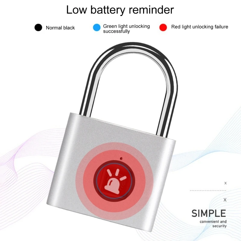Y166 Безопасные навесные замки с отпечатками пальцев. Модернизация
