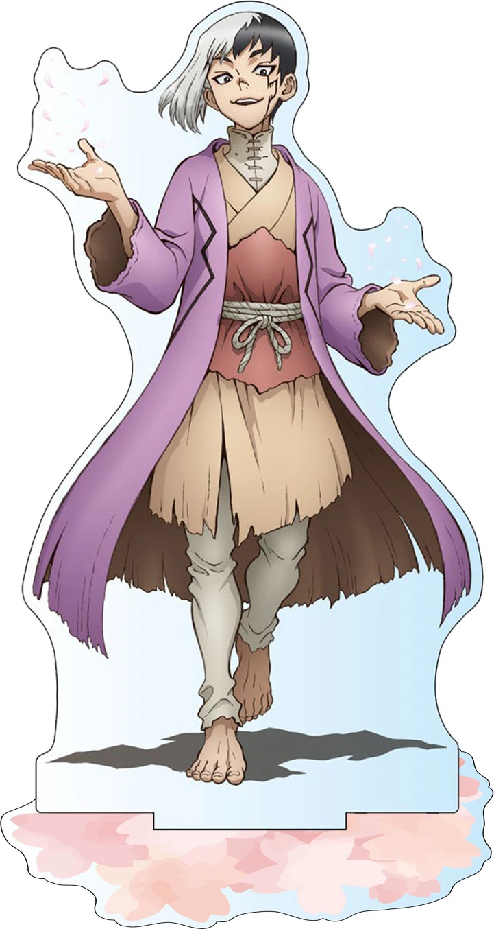 Аниме периферийный магазин Dr.Stone Tsukasa Shishio Ukyo Saionji вишневые цветы акриловая