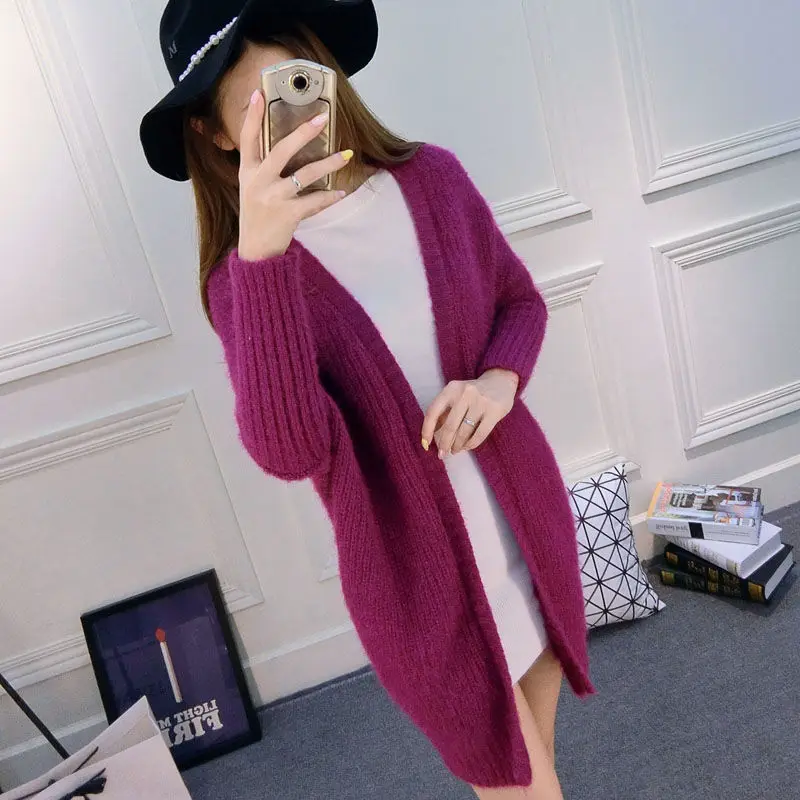 

Women Soft Knitted Sweaters Long Sleeve Cardigans 2022 Fashion Autumn Winter Female Stylish Knitwear Lazy Streetwear Tops D31