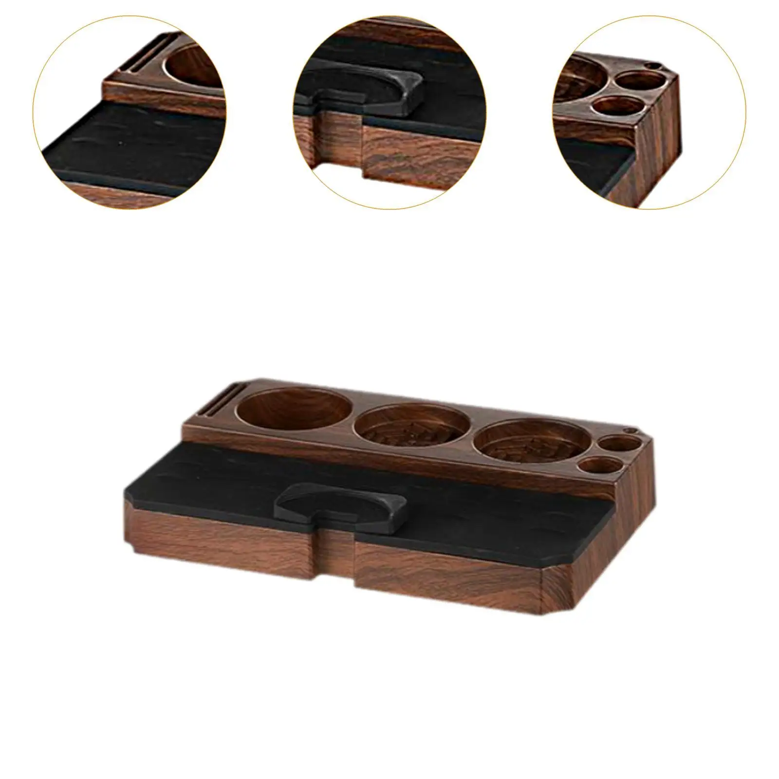 Подставка для тампера кофе и держатель портафильтра нескользящая станция