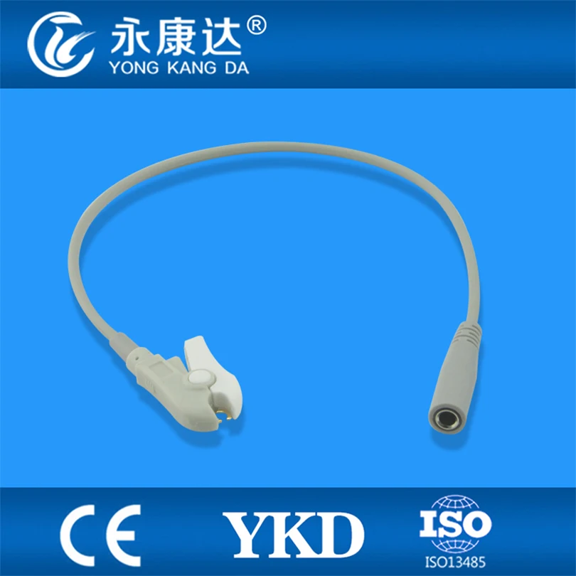 10Pcs/Lot Electrodes ECG Banana 4.0  to Clip Adapter Cable