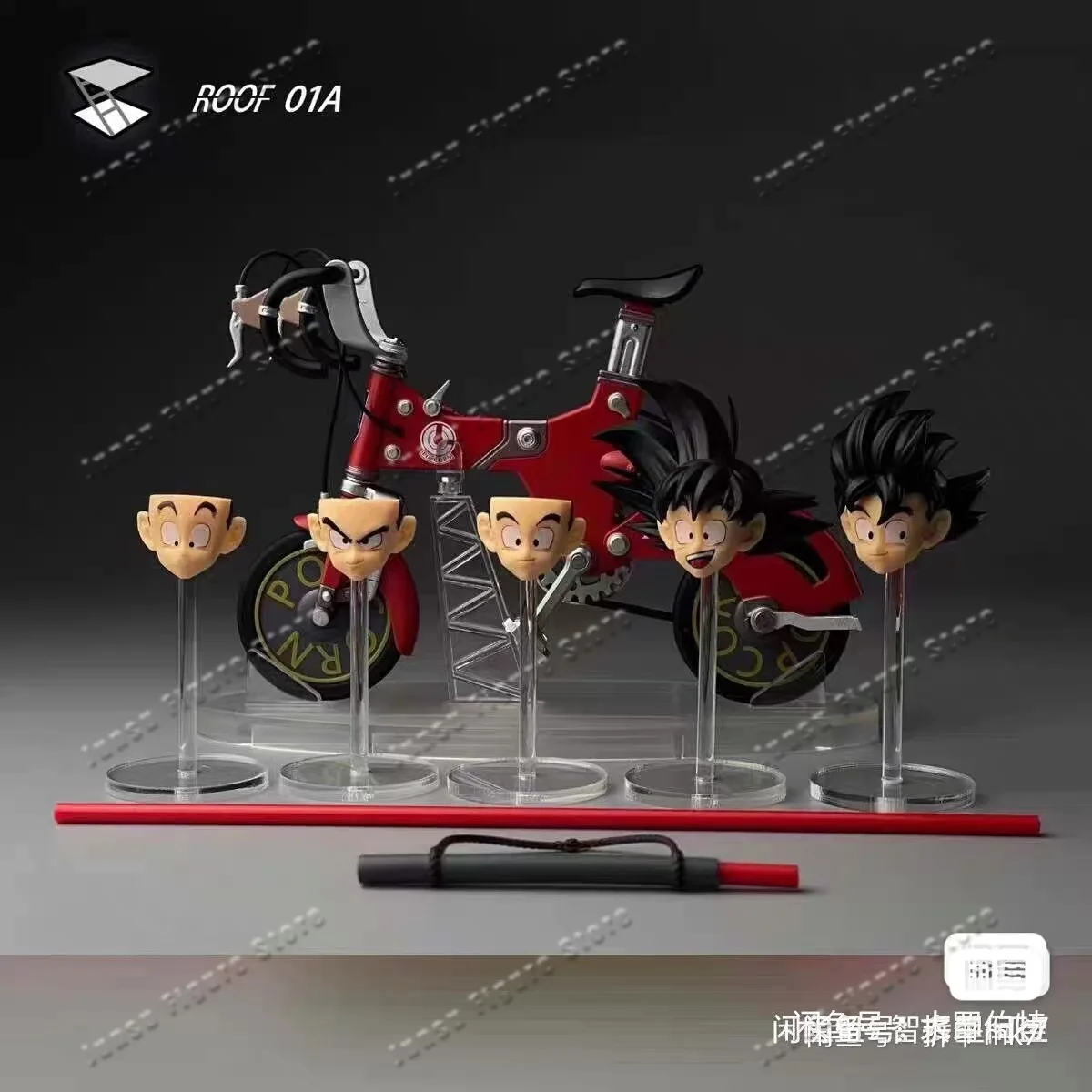 Фото В наличии: Tonsenarttoys Kamione 01A 01B Dragon Ball Z SHF Fly Page Сон Гоку на мотоцикле, аксессуары, аниме-фигурки, игрушки, хобби №4