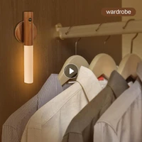 led cabinet light wireless smart sensor wardrobe cupboard lamps for kitchen bedroom home decor wall lamp staircase night lights