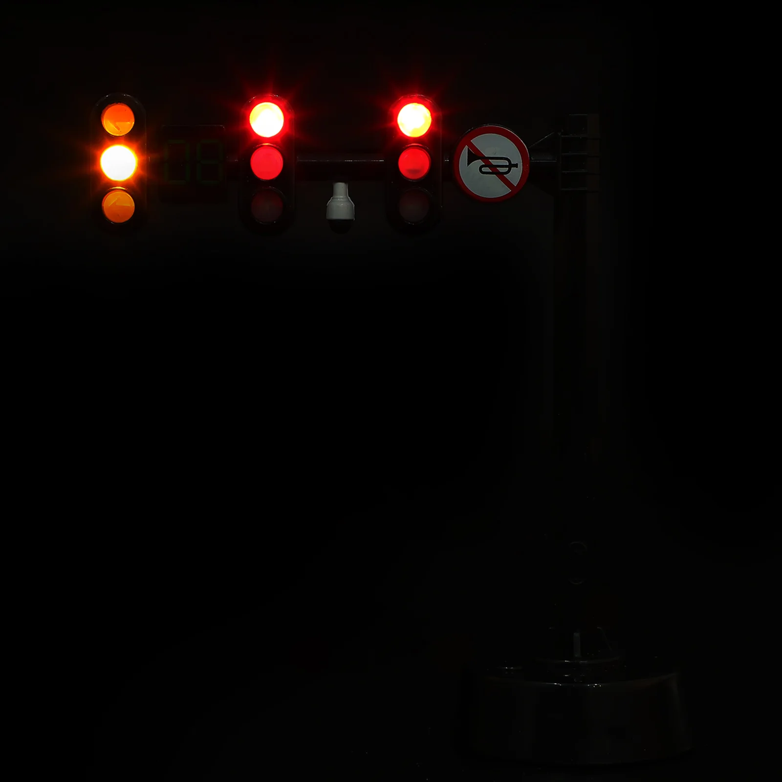 Светофор стоп-сигнал игрушка мини-знаки реквизит дорога пластиковая модель