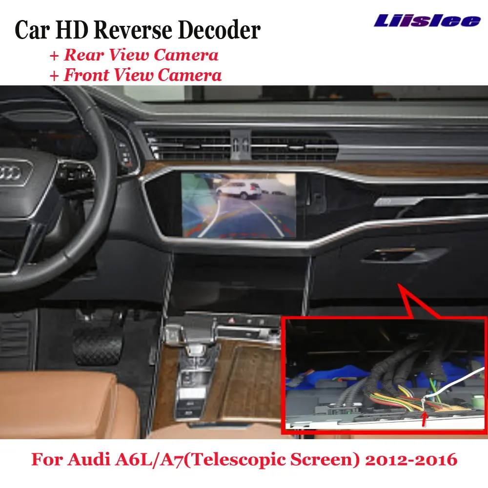 

Автомобильный видеорегистратор, декодер для передней камеры заднего вида для Audi A6L/A7 (телескопический экран) 2012-2016, оригинальное обновление