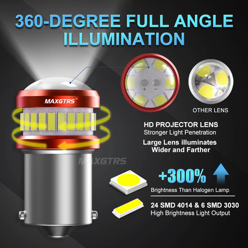 2x стробоскопическая вспышка 1156 P21W 7440 BA15S W21W Светодиодные автоматические фонари