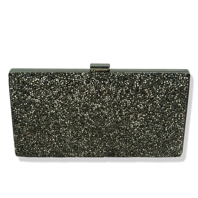 

2023 Crystal Dinner Celebrity Holding Party Banquet Wedding Bag European and American Hard Box Oblique Straddle Women's Bag