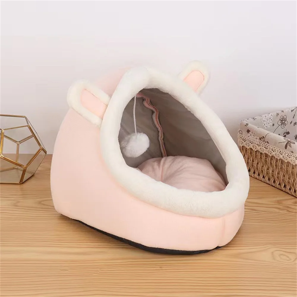 

Cat And Dog Bed Dog Sleeping Bag Pad Moisture-proof Comfortable Pet Tent Ultrasoft Fluffy And Breathable Pet Kennel Cat Bed