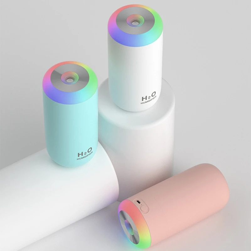 

350Ml Large Capacity Air Humidifier USB Rechargeable Wireless Ultrasonic Aroma Water Mist Diffuser Light