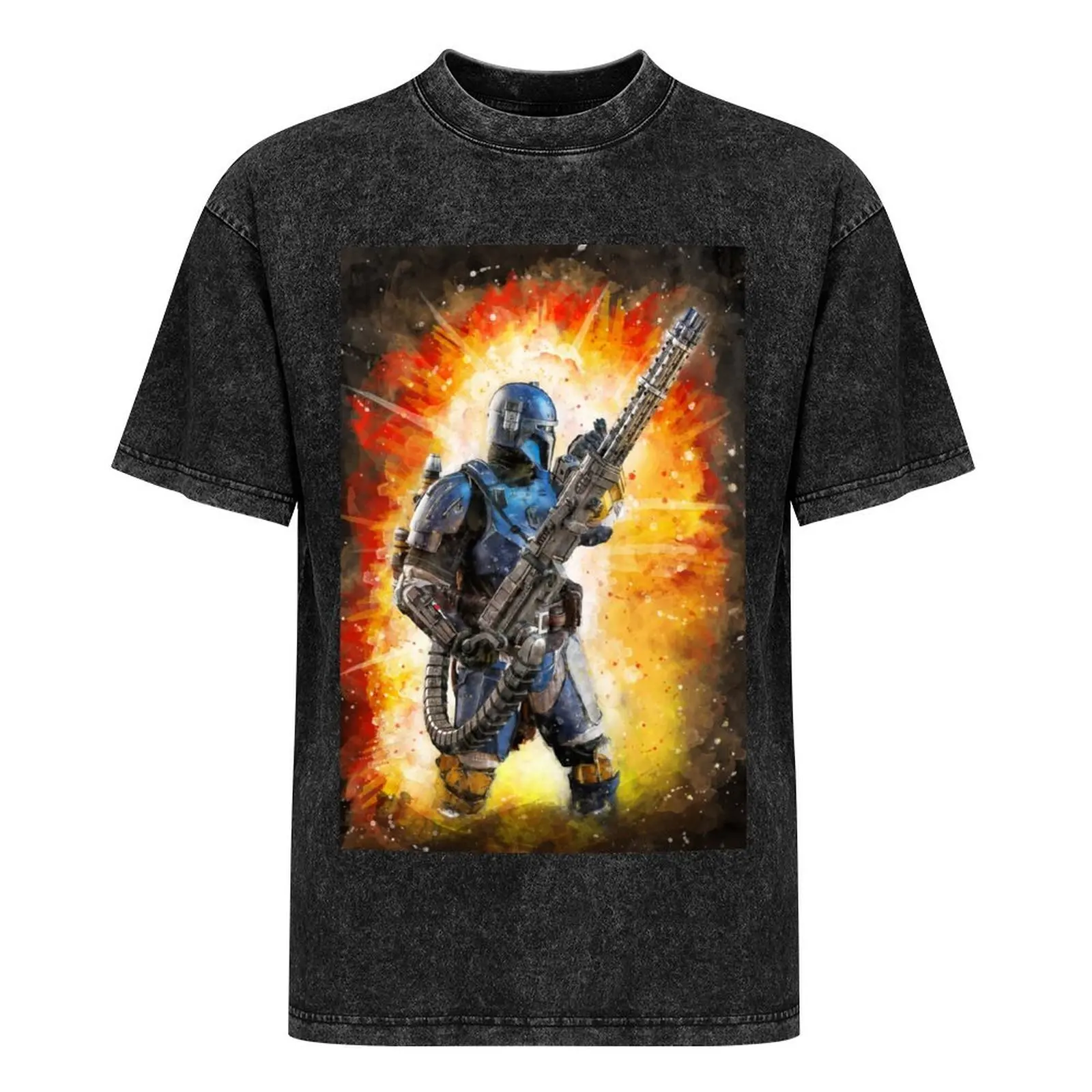 Paz Vizsla акварельная футболка хлопковая мужская