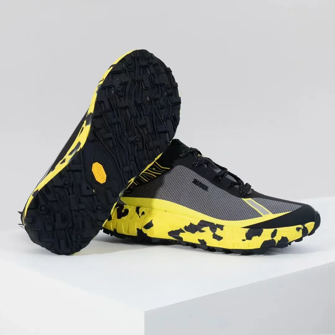 Дизайнерские мужские кроссовки Norda 001 низкие дышащие легкие сетчатая вязка для