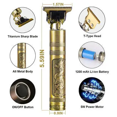 New in Zero Gapped Cordless T-Outliner Clipper  Trimmer Wireless Hair sonic home appliance hair dryer Hair trimmer machine barbe enlarge