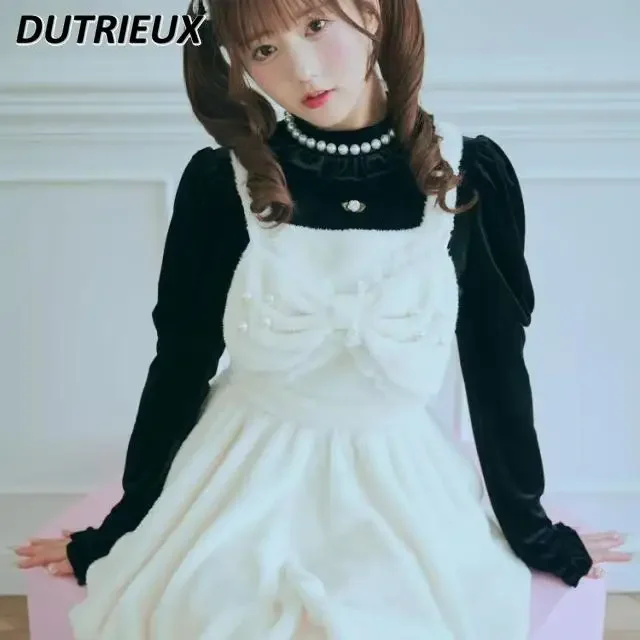 Милая женская водолазка бархатная милая пузырьковая повседневная верхняя