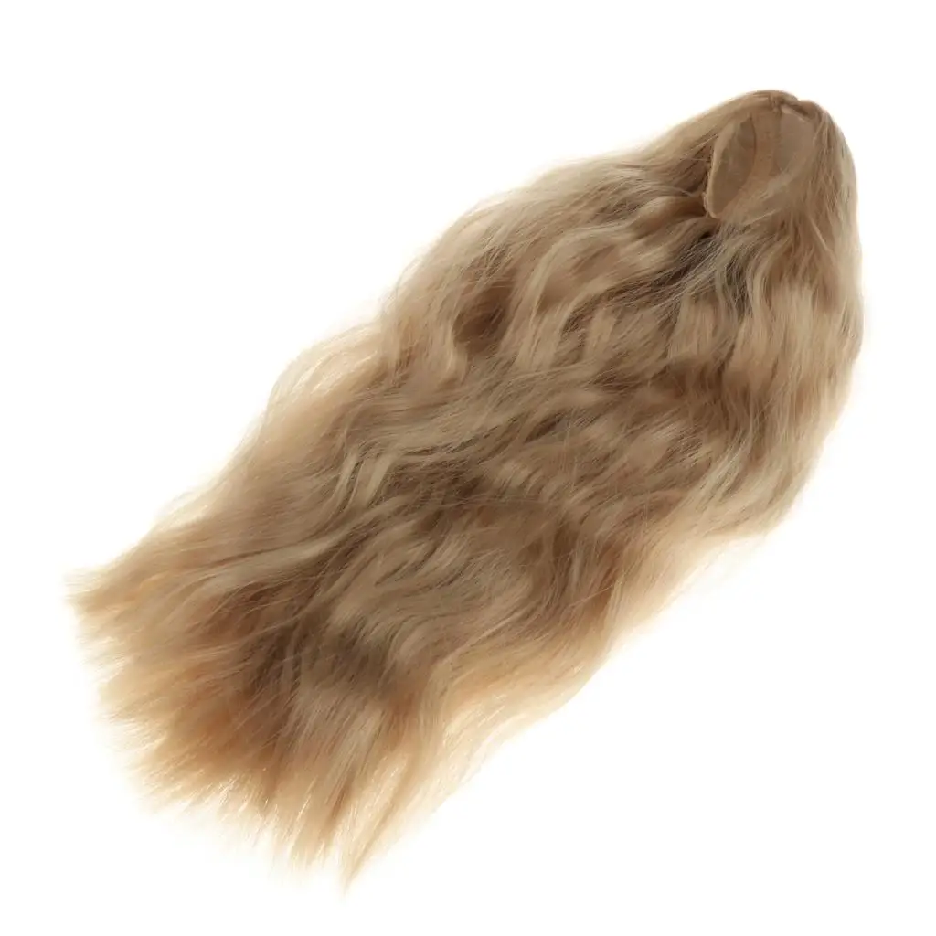 

Doll Making Supplies Curly Hair for 1/3 BJD Doll Wig DIY Dress -up Accs