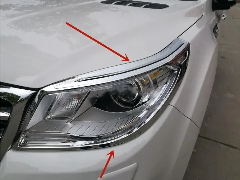 

Для Haval H9 2015-2022 ABS хромированная фара декоративная рамка задний фонарь задний противотуманный фонарь декоративная рамка автомобильные аксессуары