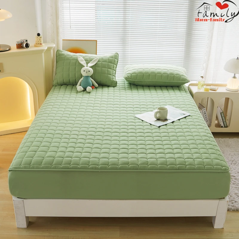 100% водонепроницаемая однотонная простыня наматрасник в скандинавском стиле с