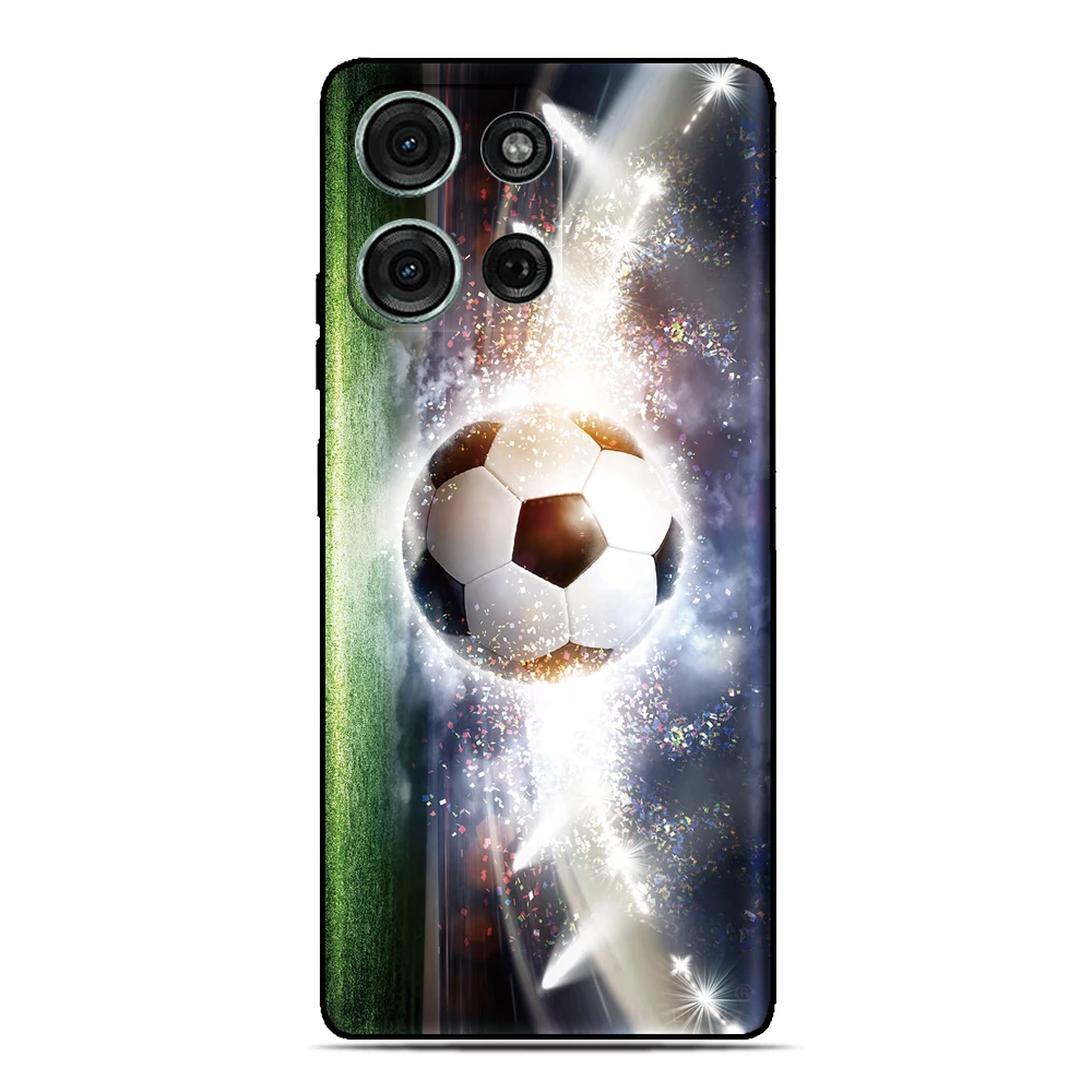 Фото Чехол для телефона с футбольным дизайном для Motorola Moto G87 G47 G37 G56 G86 G84 G54 G24 G06 G15 Power G04s G8 Lite One Vision Macro №3