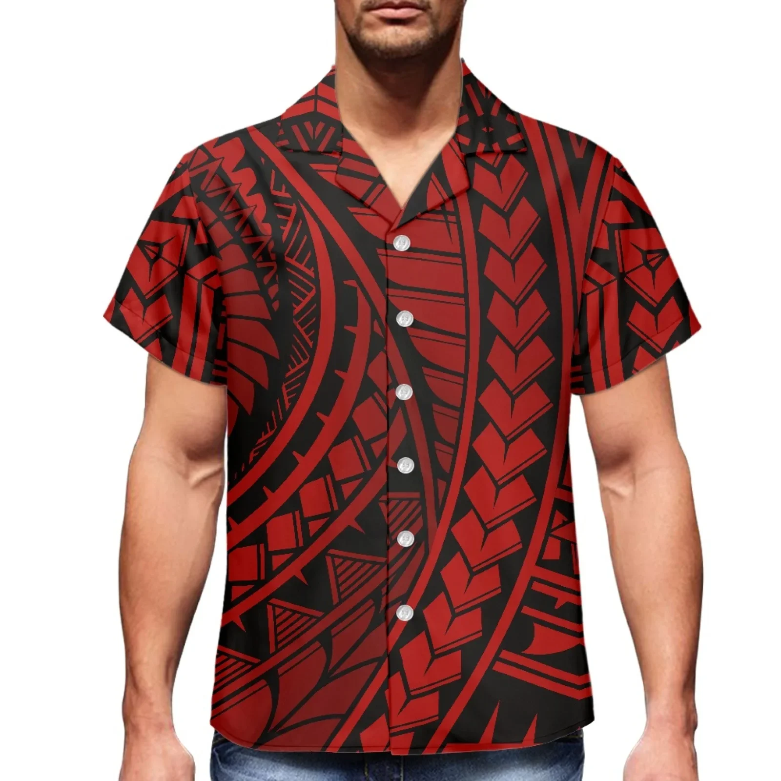 Одежда для мужчин и женщин этнический принт татуировок полицейская туга Гаваи