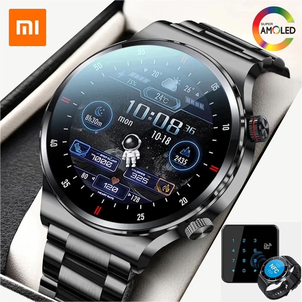 Xiaomi-reloj inteligente para hombre, pulsera deportiva con pantalla completa, resistente al agua,...