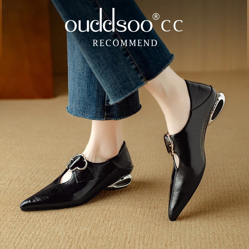 Женские туфли на высоком каблуке Ods новинка 2024 весна/лето/осень/зима корейское