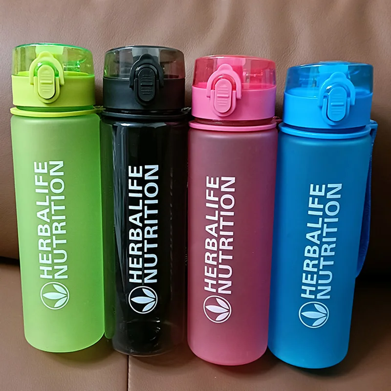 560 мл Herbalife питание BPA бесплатно пластиковая бутылка для воды и сока портативная с