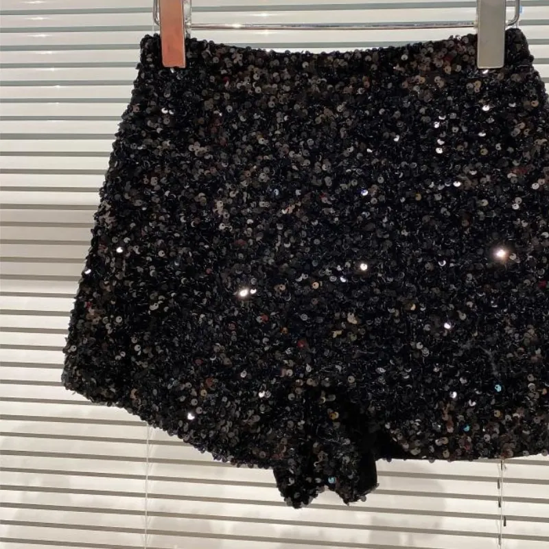 Fashion Baby Girl Bling Sequined Shorts Toddler Teens Child Shiny Short Trousers Kid Pant Party Club Baby Clothes 1-14Y images - 6