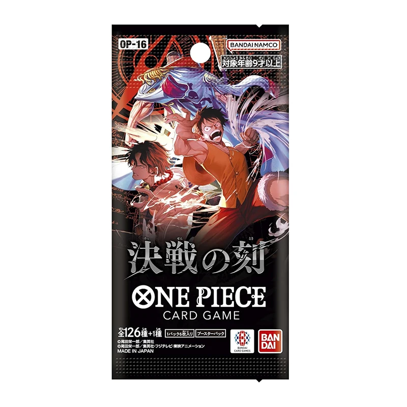 Фото Новый японский бустер-бокс BANDAI One Piece TCG OP-16 The Moment of Decisive Battle для коллекционных карт TCG №2