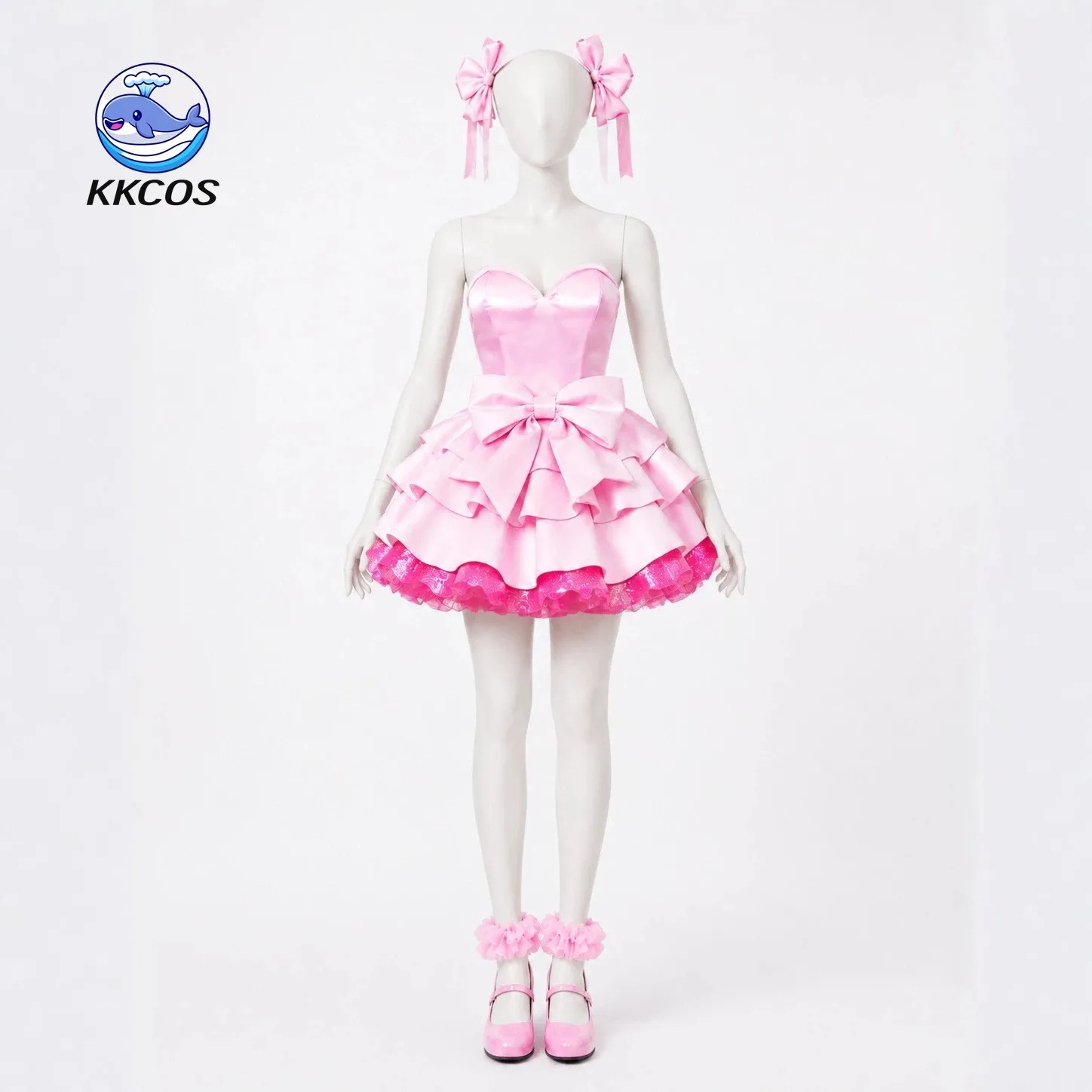 Фото KKCos Alien Stage ‌   Костюм для косплея ZOMST Mizi, розовое женское платье MIZI, сценический наряд в стиле аниме, карнавальный костюм для Хэллоуина №1