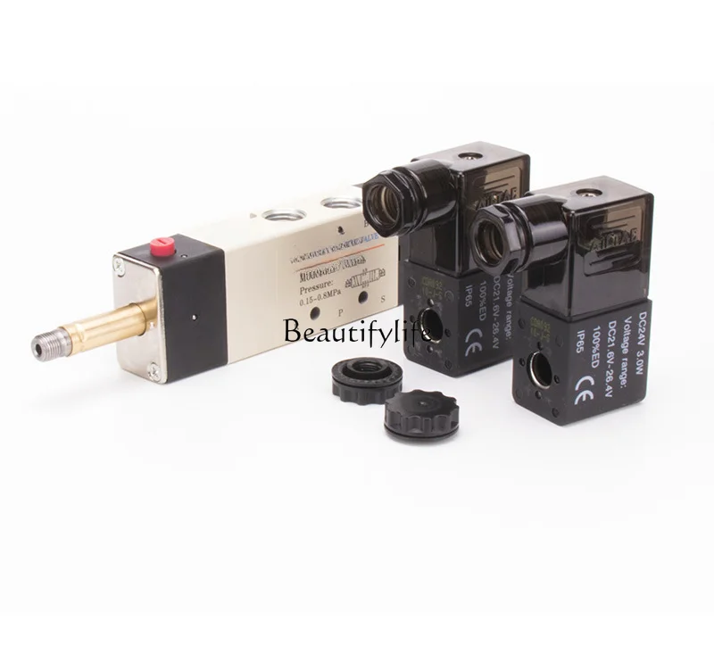 Электромагнитный клапан с воздушным управлением 4v120-06/4v220-08/4v320-104v420-15/Dc24v/220