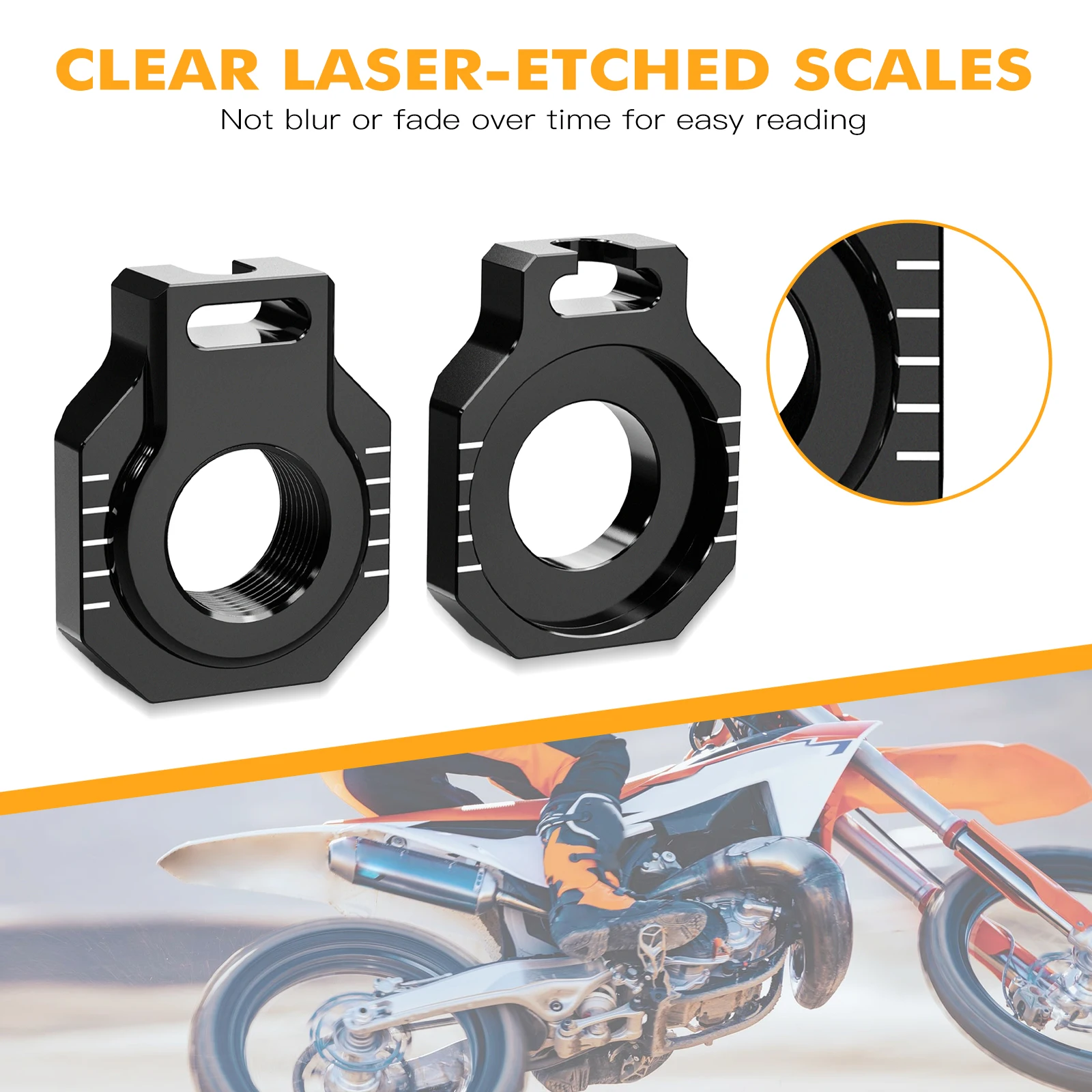 Для GasGas 2024 EC300 EC250 EC MC EX 125 250 300 250F 350F 450F ECF MCF EXF 350 450 22 мм задний мост блоков цепи