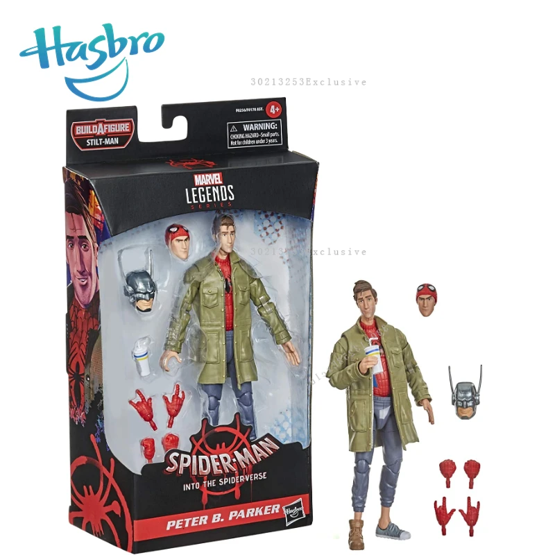 

In Stock Spider-Man Hasbro Marvel Legends Series Into The Spider-Verse Peter B. Parker 6-inch Collectible Action Figure