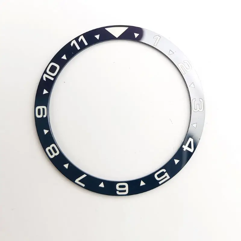 38x31.5mm C3 Green Luminous Ceramic Bezel Insert For Seiko SKX007 SKX009 Watch Case NH35 NH36 Men Case Replace Parts Ring